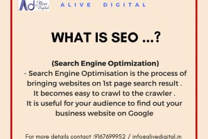 SEO (Search engine optimization) by Alive Digital Digital Marketing Training Institute